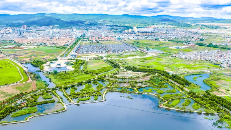 红线守护碧波漾 重塑湖滨呼吸之美 ——星云湖南岸湿地、湖滨带提质改造工程